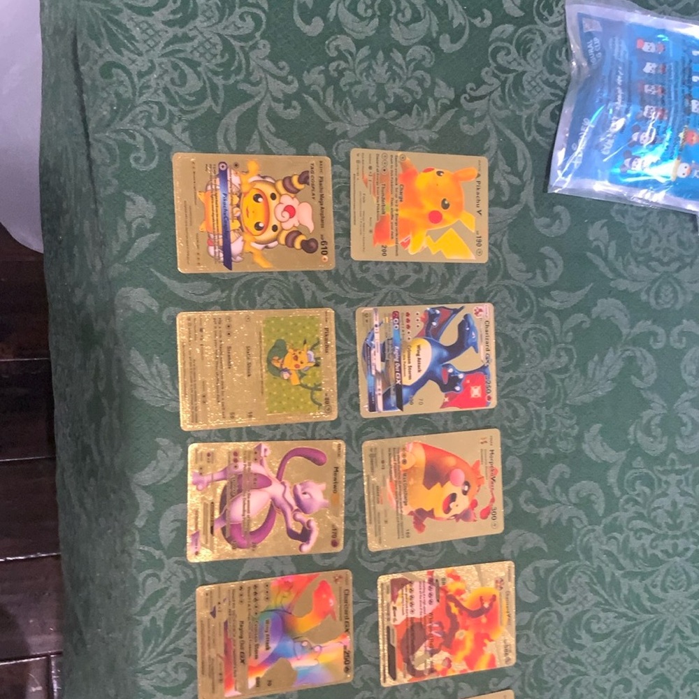 Pokémon Golden Cards - Set of 10